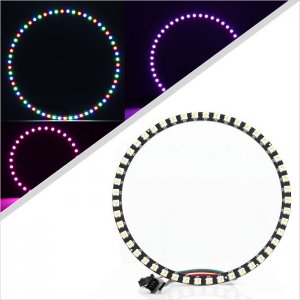 NeoPixel Ring 48 LEDs - Smart 5050 RGBW LED w/ Integrated Drivers - Natural White - ~4500K