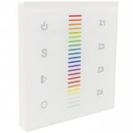 Sunricher DALI DT8 Four Group RGB Colour Changing Touch Slider DALI Wall Panel White (Low voltage)