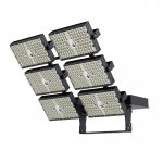 LED Stadium Light 1440W - Adjustable 6 Module Outdoor Waterproof Flood Light - 3000W HID MH Equivalent