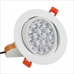 9W WiFi Smart LED Recessed Light Fixture - RGB+CCT LED Ceiling Spotlight - Smartphone Compatible - RF Remote Optional