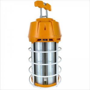 100W LED Temporary High Bay - Linkable LED Area Work Light Fixture - 320W Equivalent - 12000 Lumens