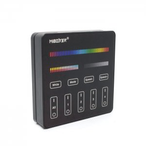 B4B MiBoxer 4-Zone RGB+CCT Wall Panel Controller (Black)
