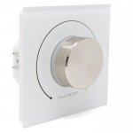 Sunricher AC Phase -Cut Dimmer RF Wall Panel White (Mains Voltage)