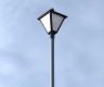 60W Villa Retro LED Post Top Lights - Outdoor pathway Landscape Pole Lighting - 9,000 Lumens - 4000K / 5000K / 6000K