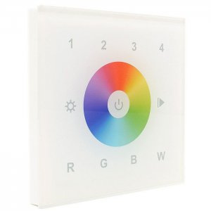 Sunricher ZIGBEE 4 Group RGBW Wall Panel White (Mains powered)