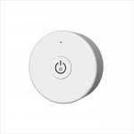 Mini RF Single Color Push Button LED Dimmer Switch w/ Magnetic Base for EZ Dimmer Controller