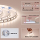 10m Tunable White LED Strip Light - Color-Changing LED Tape Light - High CRI - 24V - IP20 - 2700K-6500K