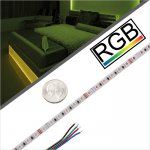 5m Ultra Narrow RGB LED Strip Light - Color-Changing LED Tape Light - 24V - IP20