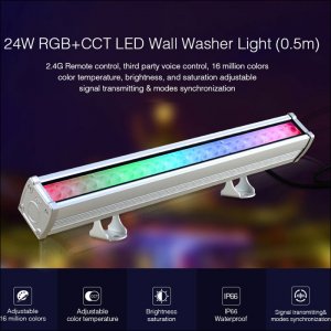 24W WiFi Smart LED Wall Washer Light - RGB+Tunable White - Smartphone Compatible - 1.64Ft(0.5m) - 1600 Lumens