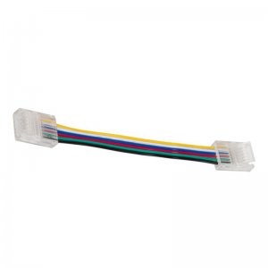 4" Solderless Clamp-On Jumper Connector - 12mm RGB + CCT LED Strip Lights