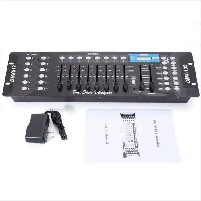 DMX 512 192 Channel Operator Console Controller for Stage DJ Party