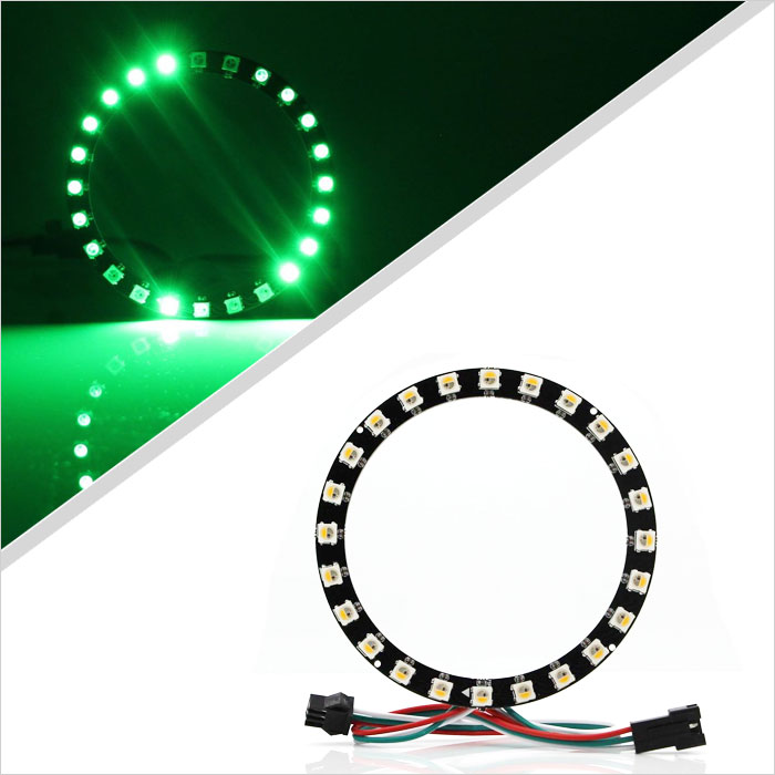 NeoPixel Ring - 24 x 5050 RGB LED with Integrated Drivers