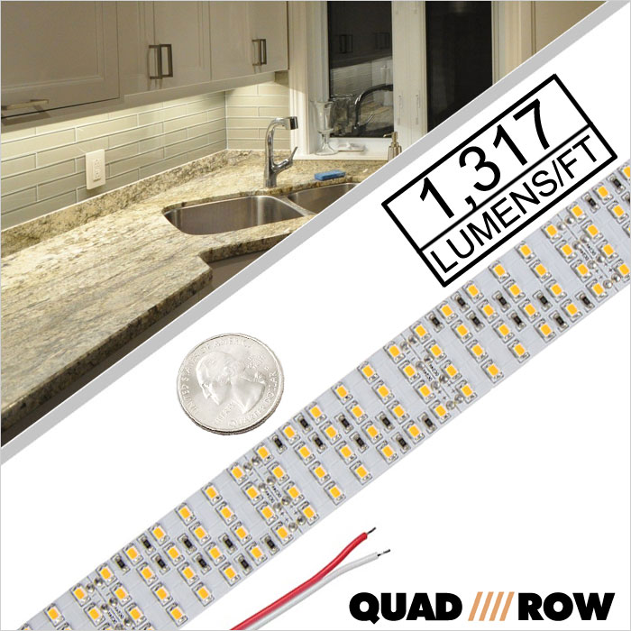 LED Strip Lights, IP20, 16.4ft, Dimmable, 12V, SMD 2835, 120 leds/Meter,  UL, RoHS Listed, LED Lights for Bedroom, Kitchen, Home Decoration